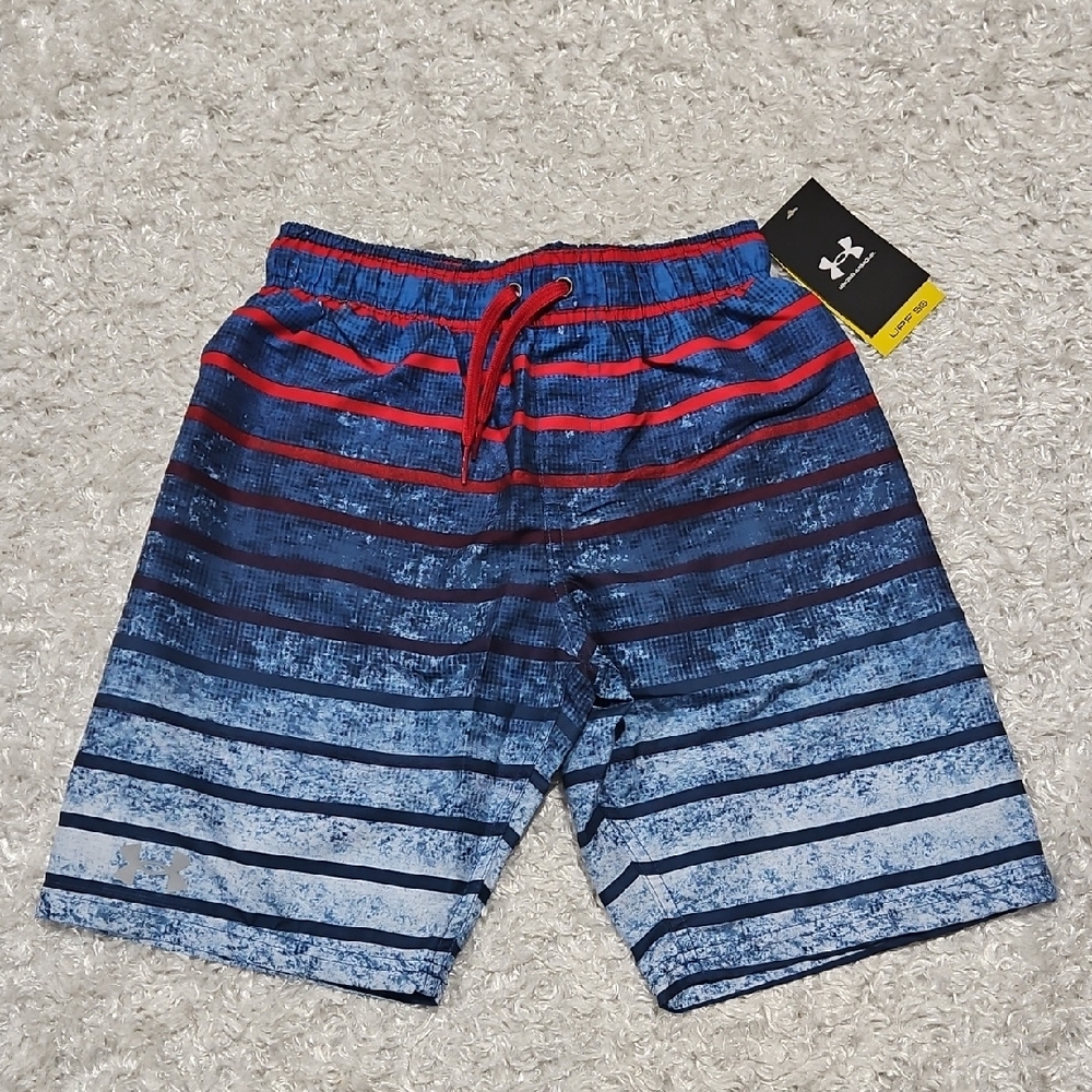 Boy's Under Armour Trunks Swim Shorts with Sun Protection UPF50 Large
